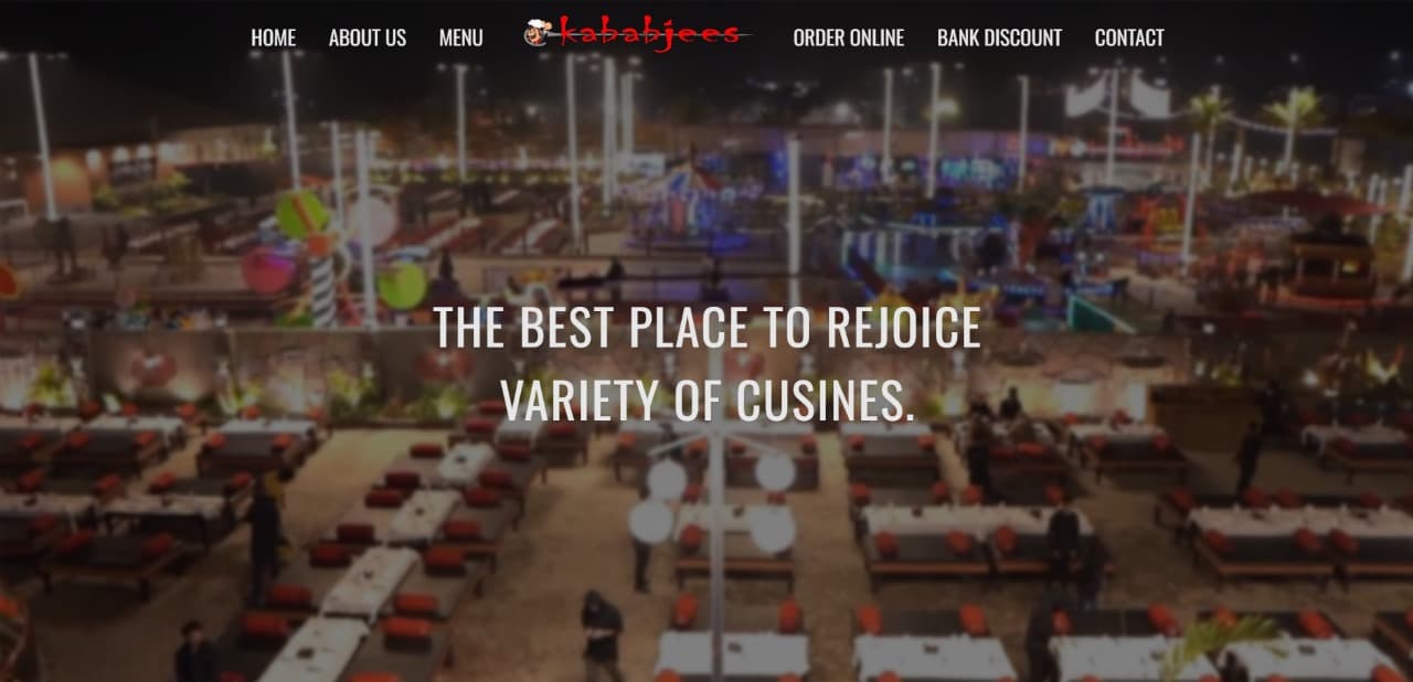 KababJee Resturant Website